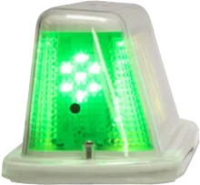 modulo taximetro blanco de lado - luz verde