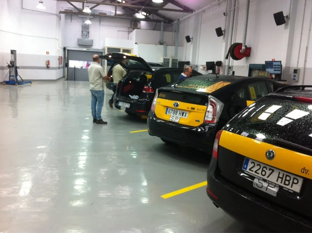 taxímetros Barcino origenes Taller anterior - taxis y taxistas en taller